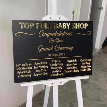 Acrylic Product - Congratulatory Signage