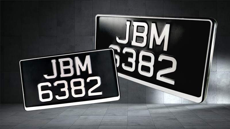 Besi Press Ketuk MY Font SQ (E4) - Emboss Number Plates